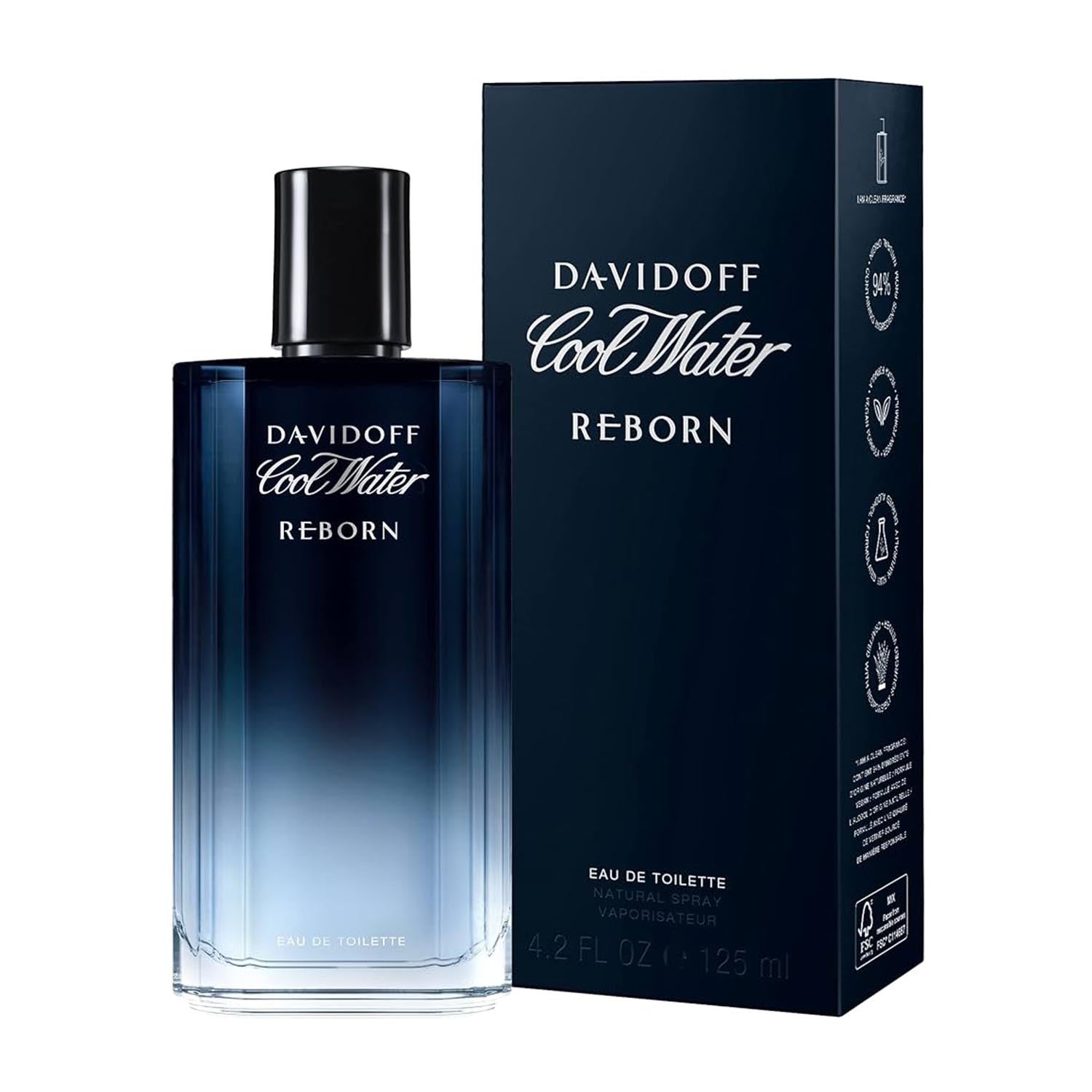 Davidoff Cool Water Reborn Eau De Toilette 125Ml Vaporizador